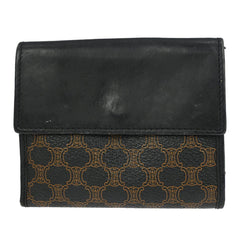 Celine Vintage Bifold Wallet Macadam Coated Canvas