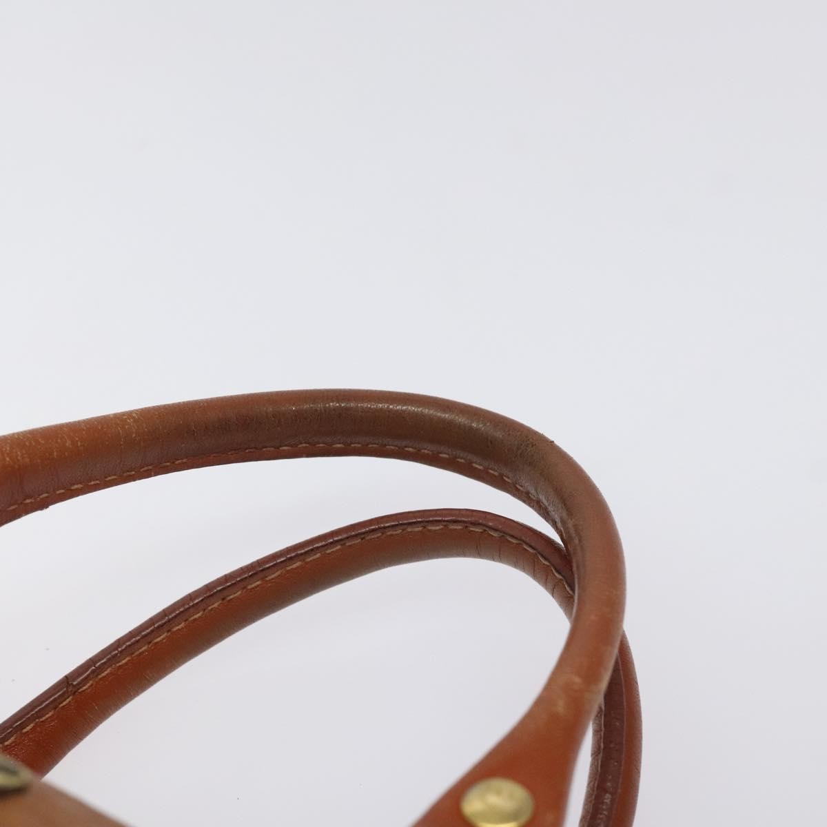 MCM Visetos Handbag Canvas and Leather