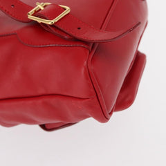 Gucci Vintage Bamboo Backpack Leather