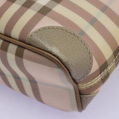 Burberry Nova Check Tote Canvas and Leather