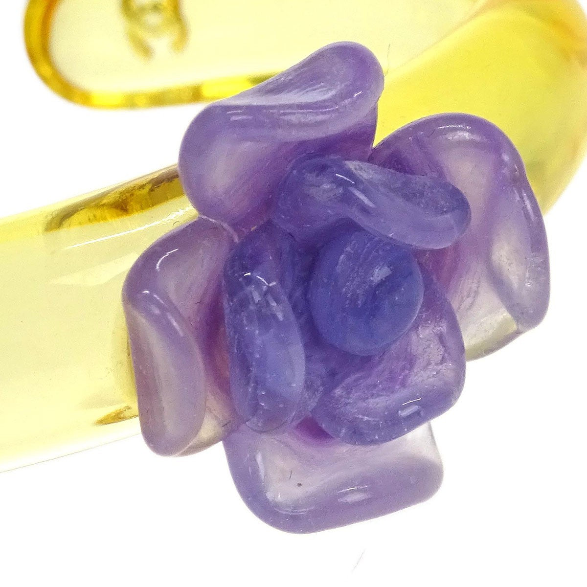 Chanel CC Camellia Cuff Bracelet Resin