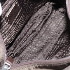 Prada Vintage Zip Tote Tessuto