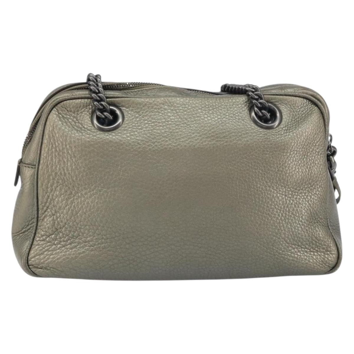 Gucci Soho Chain Zip Shoulder Bag Leather