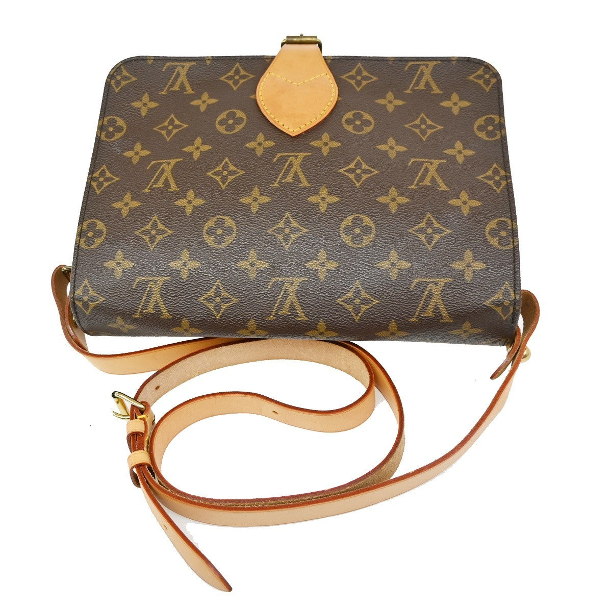 Louis Vuitton Cartouchiere Handbag Monogram Canvas