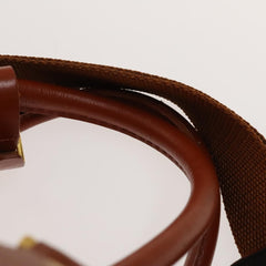 MCM Visetos Handbag Canvas and Leather