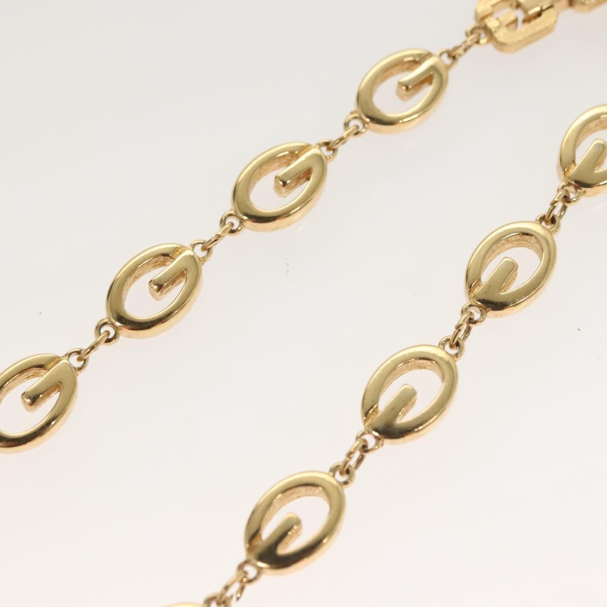 Givenchy Logo G Necklace Gold Plated