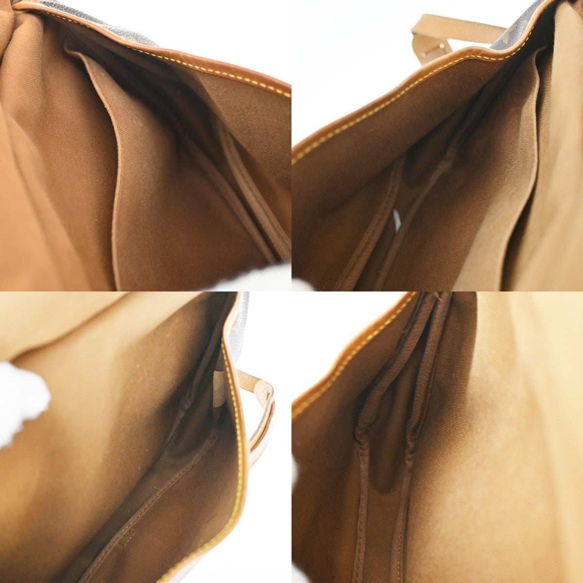 Louis Vuitton Saumur Handbag Monogram Canvas