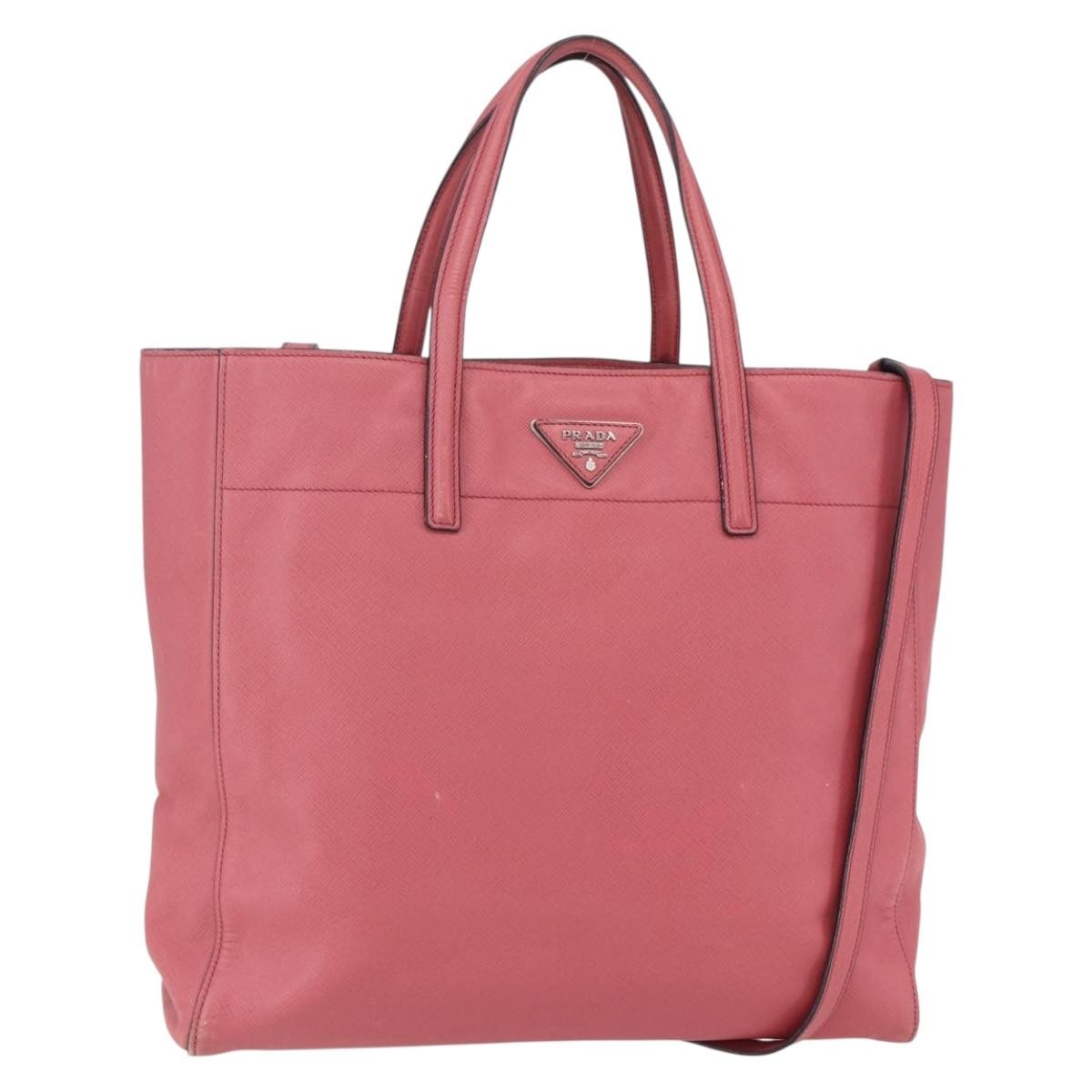 Prada Convertible Soft Shopping Tote Saffiano Leather