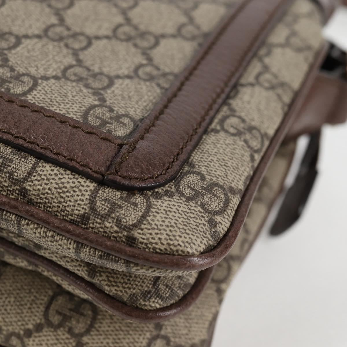 Gucci Ophidia Zip Shoulder Bag GG Coated Canvas