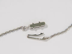 Cartier C Heart de Cartier Pendant Necklace 18K White Gold with Diamond