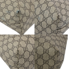 Gucci Plus Tote GG Coated Canvas with Leather