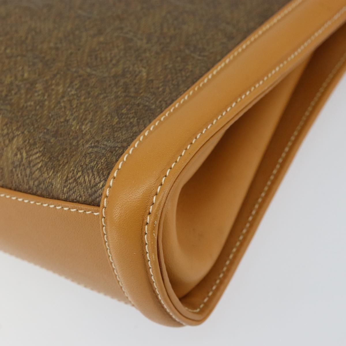 Gucci Vintage Shoulder Bag Canvas and Leather