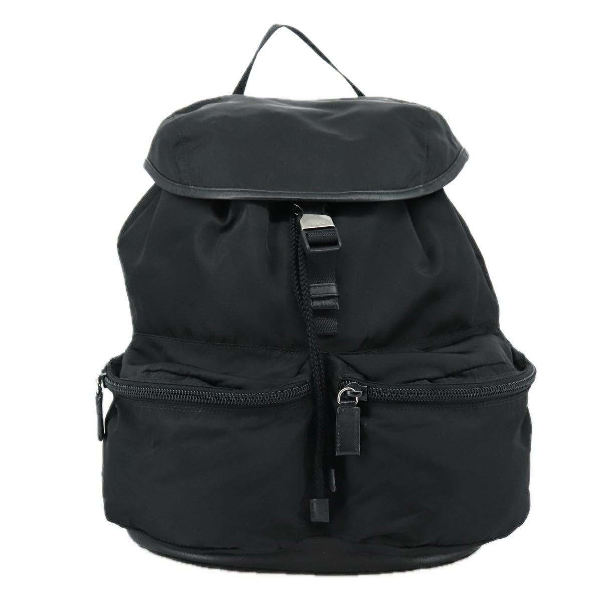 Prada Double Front Pocket Backpack Tessuto