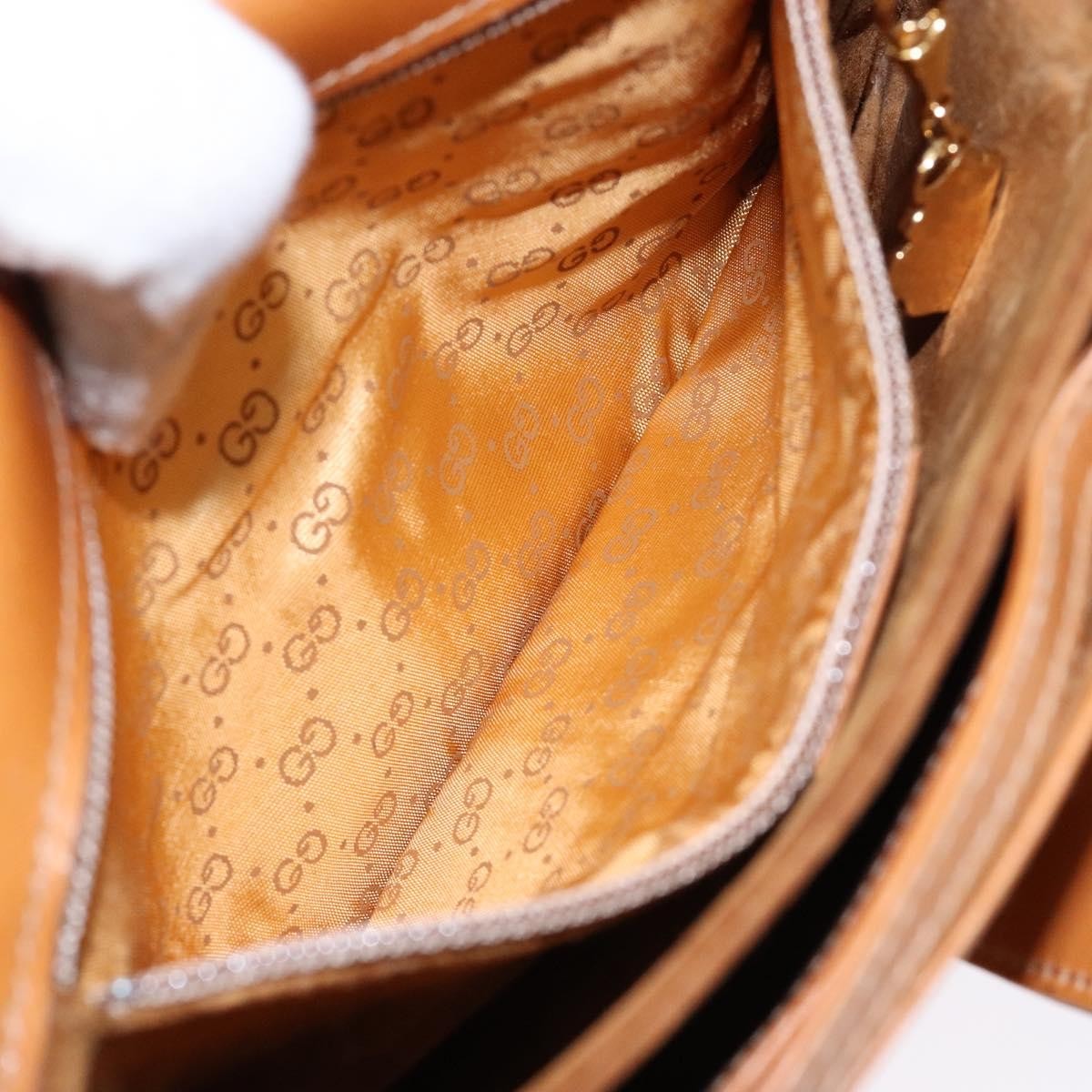 Gucci Vintage Flap Crossbody Bag Leather