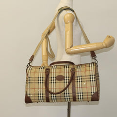 Burberry Nova check boston bag Canvas
