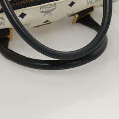 MCM Visetos Handbag Canvas and Leather