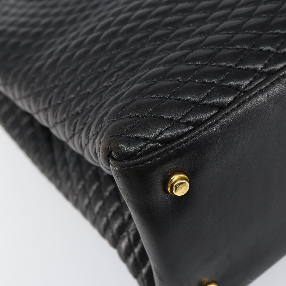 Bally Vintage Handbag Quilted Leather