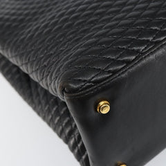 Bally Vintage Handbag Quilted Leather