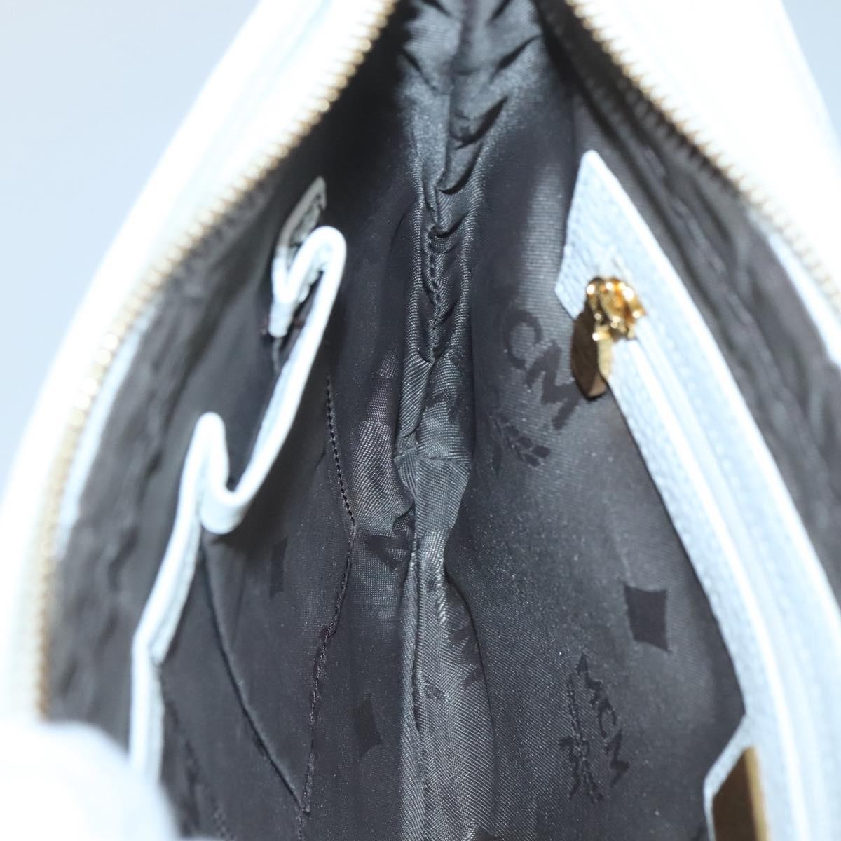 MCM Visetos Handbag Canvas and Leather