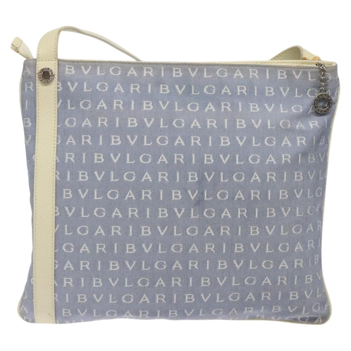 Bvlgari B.Zero1 Logomania Bag Canvas with Leather