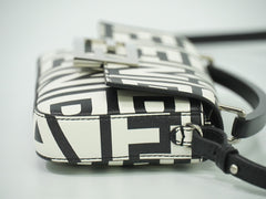 Fendi x Marc Jacobs Baguette NM Bag Printed Leather