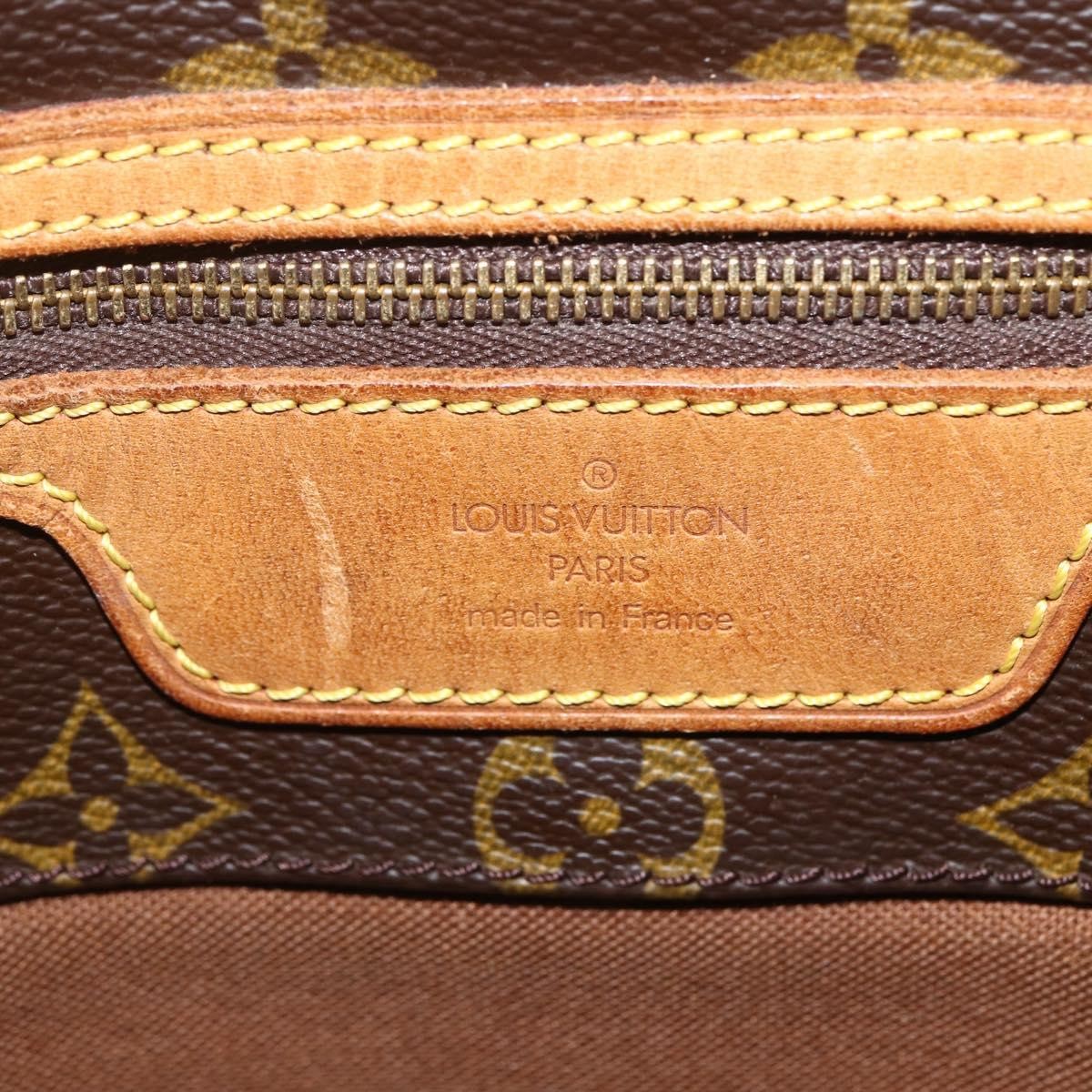 Louis Vuitton Shopping Sac Handbag Monogram Canvas