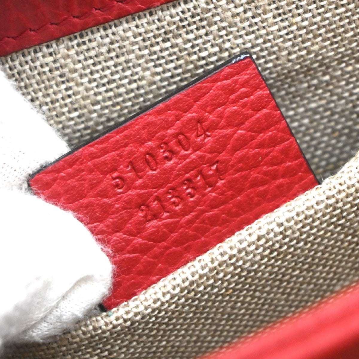 Gucci Interlocking Shoulder Bag Leather