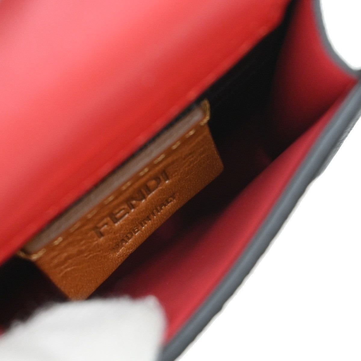 Fendi Charm Key Holder Zucca canvas