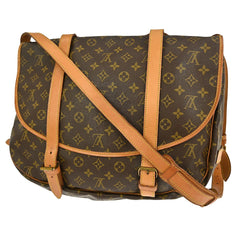 Louis Vuitton Saumur Handbag Monogram Canvas