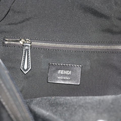 Fendi Front Pocket Monster Backpack Nylon and Leather