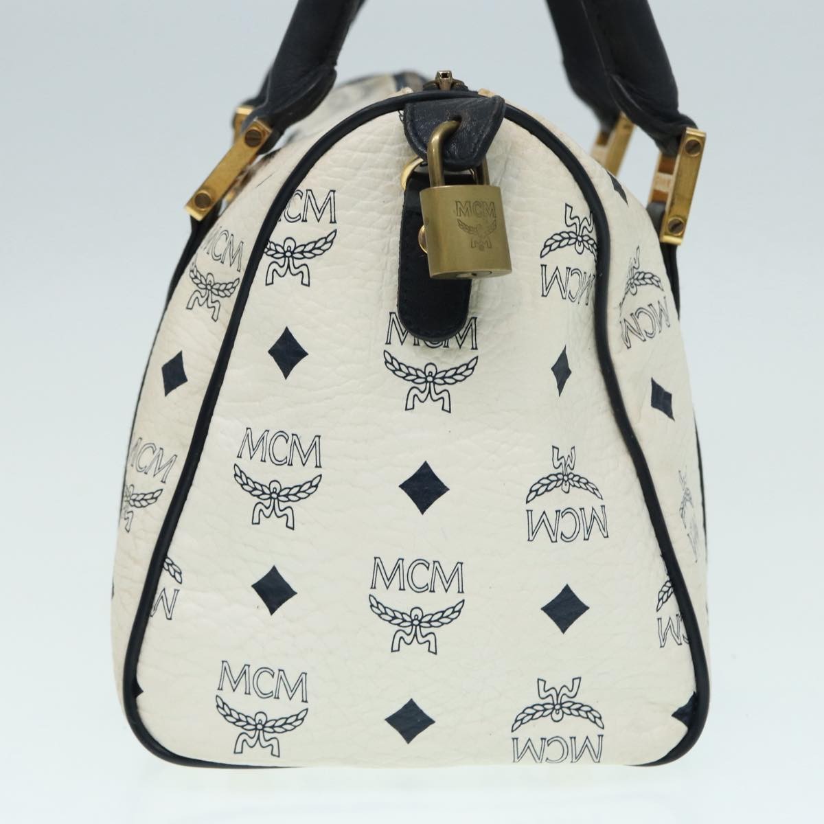 MCM Visetos logogramme Handbag Canvas and Leather