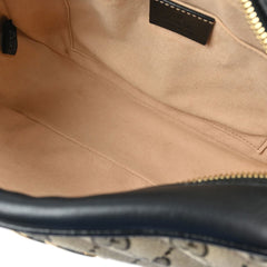 Gucci GG Marmont Shoulder Bag Diagonal Quilted GG Canvas with Leather