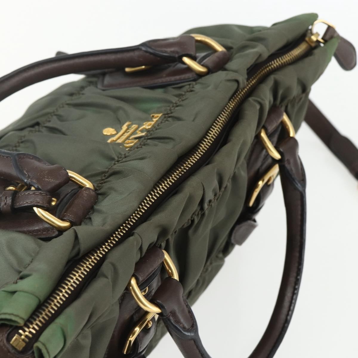 Prada Gaufre Convertible Satchel Tessuto