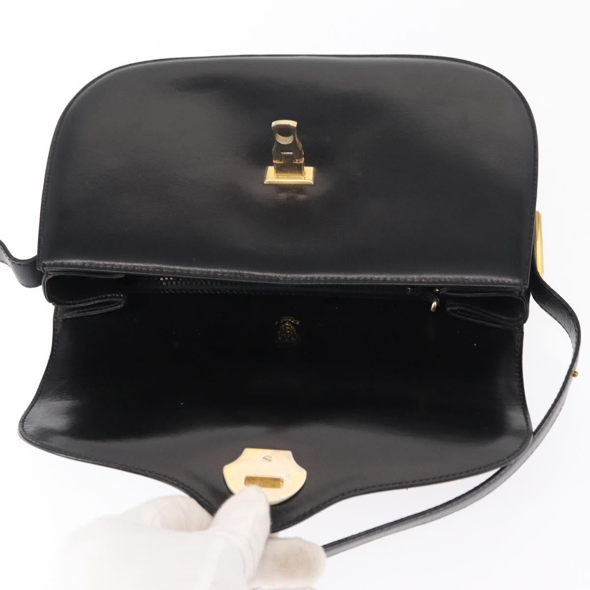 Gucci Vintage Flap Shoulder Bag Leather