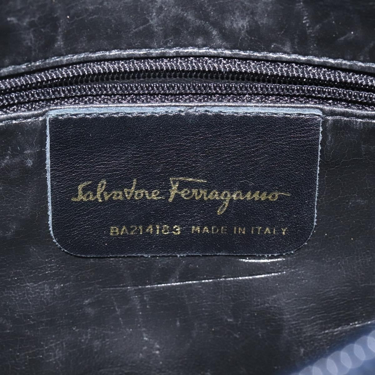 Salvatore Ferragamo Vala Shoulder Bag Suede
