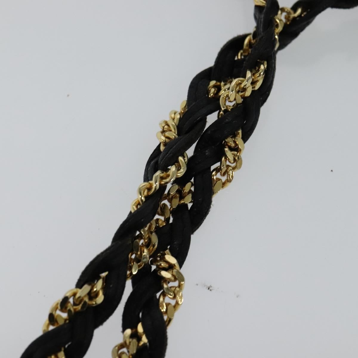 Bally Vintage Chain Shoulder Bag Quilted Leather