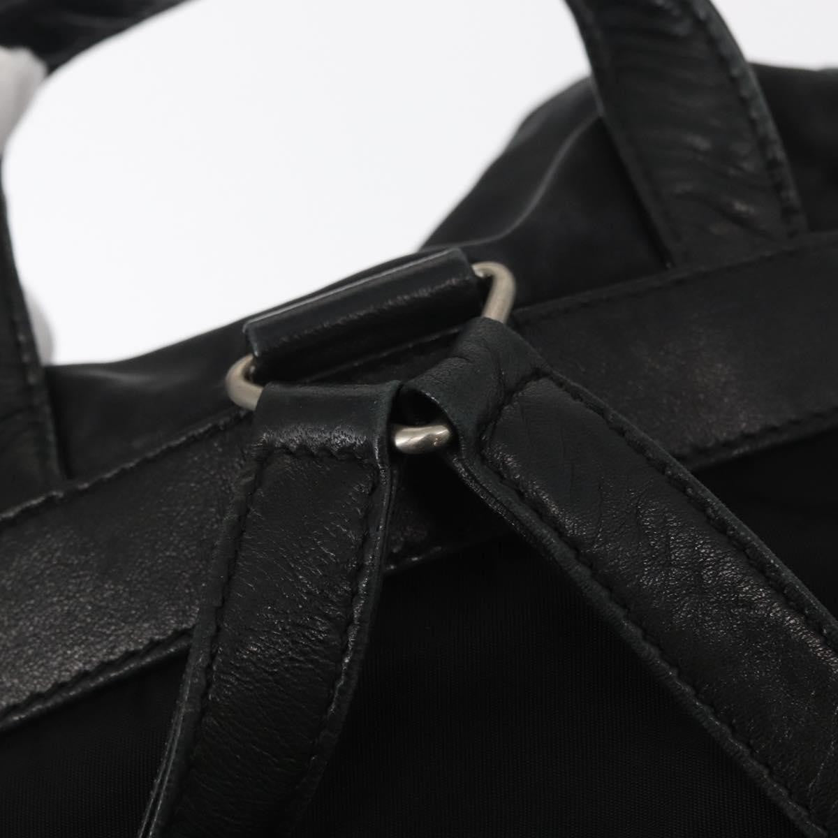 Prada Vela Double Front Pocket Backpack Tessuto with Saffiano Leather