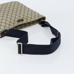 Gucci Zip Top Messenger Bag GG Coated Canvas