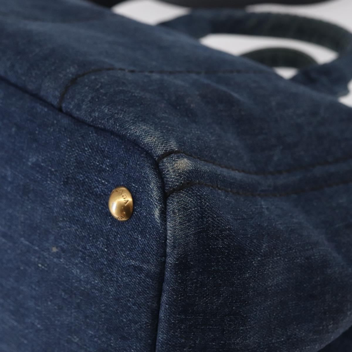 Prada Canapa Open Tote Canvas