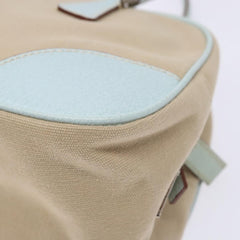 Prada Bauletto Bag Canvas with Leather