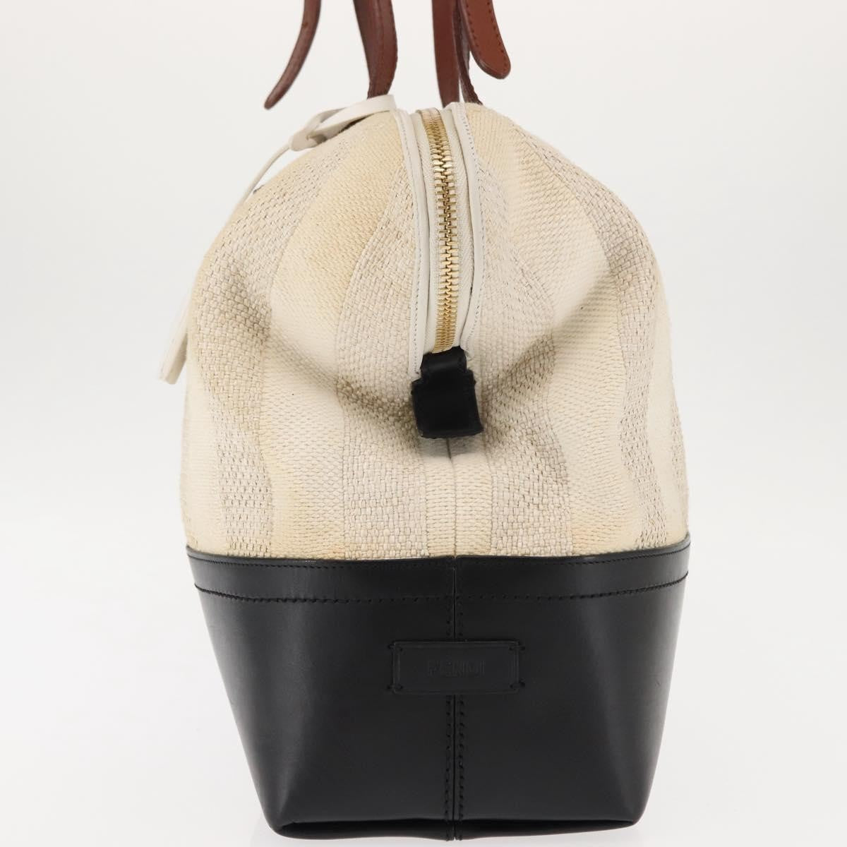 Fendi Pequin 2Bag Canvas and Leather