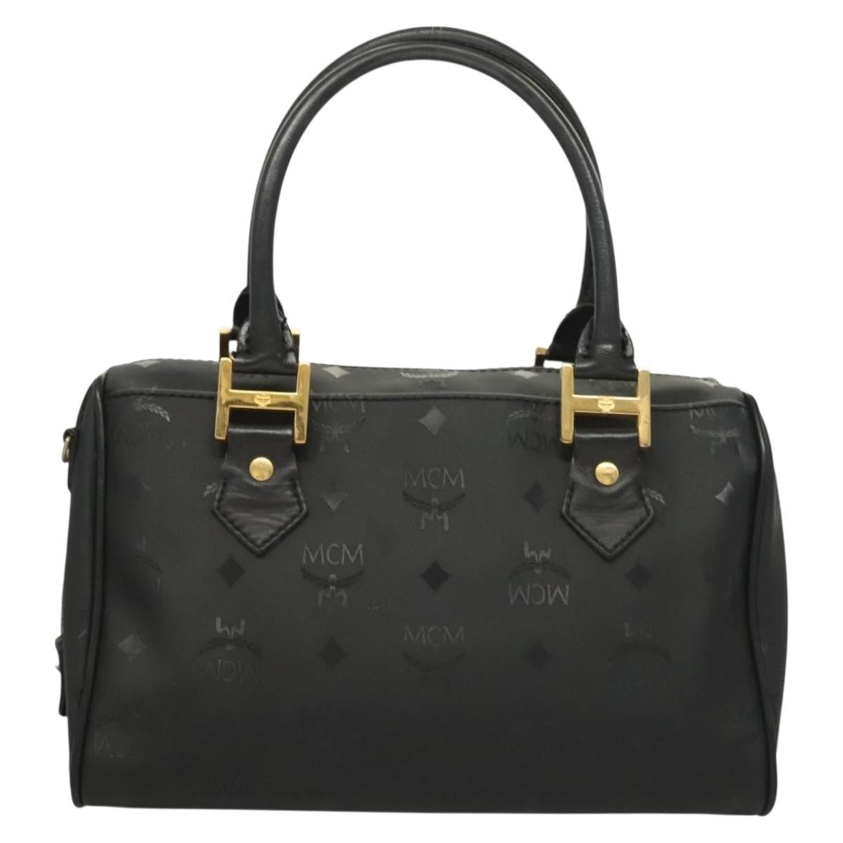 MCM Visetos logogramme Handbag Canvas and Leather
