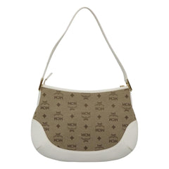 MCM Visetos Handbag Canvas and Leather