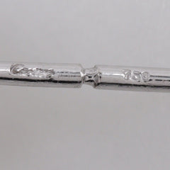 Cartier 2C Stud Earrings 18K White Gold with Diamonds