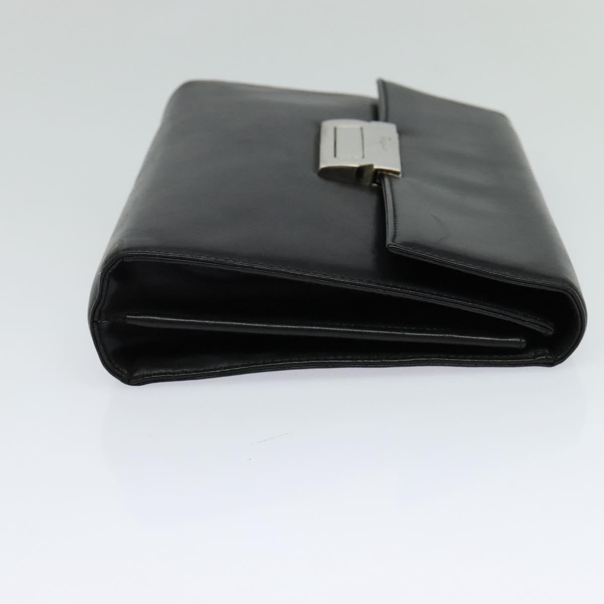 Salvatore Ferragamo Vintage Gancini Pochette Leather