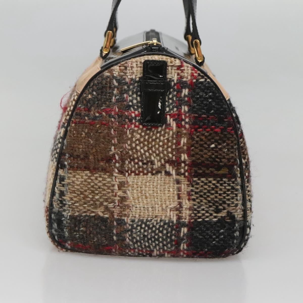 Burberry Nova Check Handbag Wool
