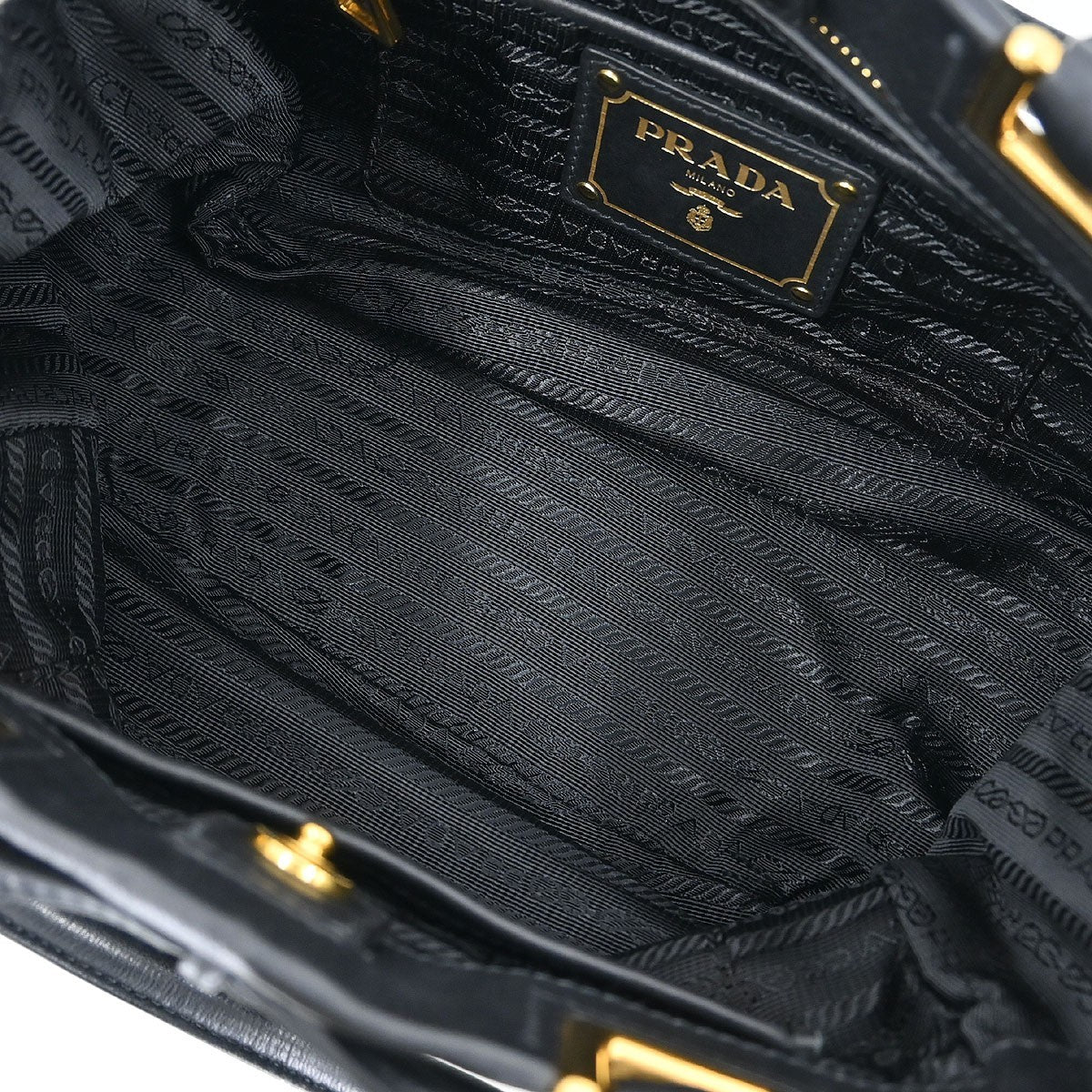 Prada Convertible Bow Tote Soft Calf