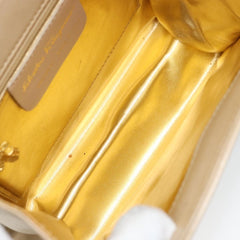 Salvatore Ferragamo Vintage Flap Shoulder Bag Leather