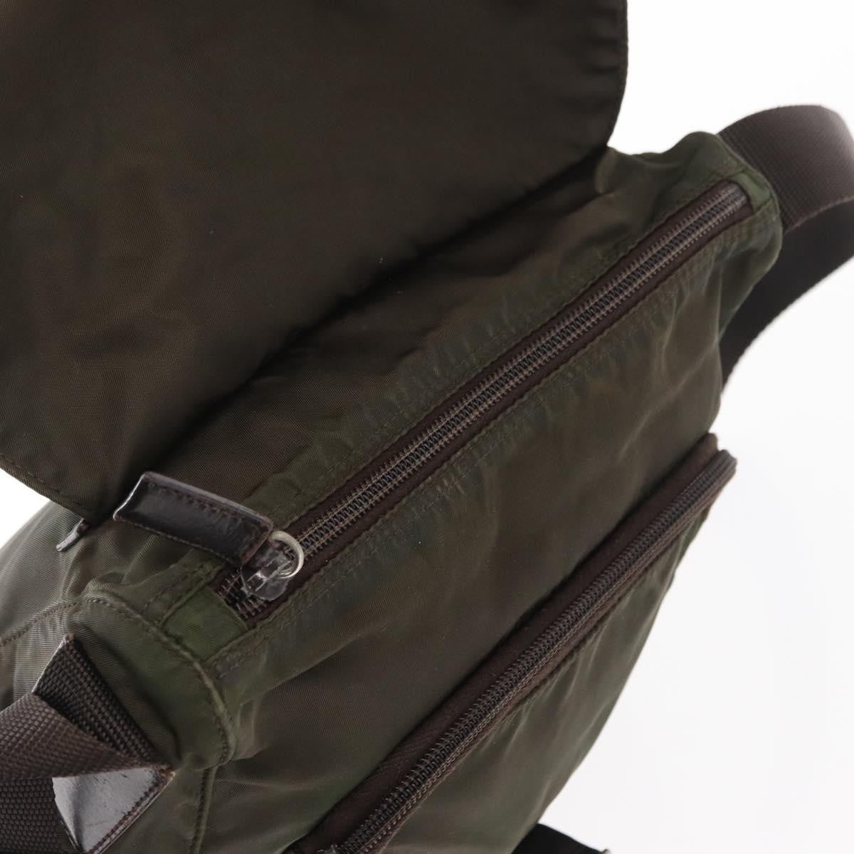 Prada Buckle Messenger Bag Tessuto