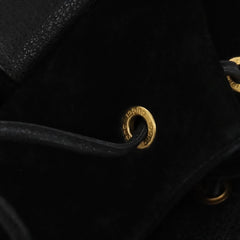 Gucci Vintage Bamboo Backpack Suede